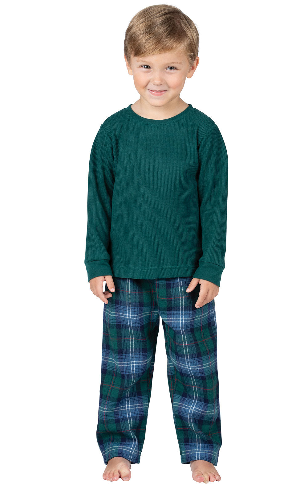 Heritage Plaid Thermal Top Toddler Pajamas