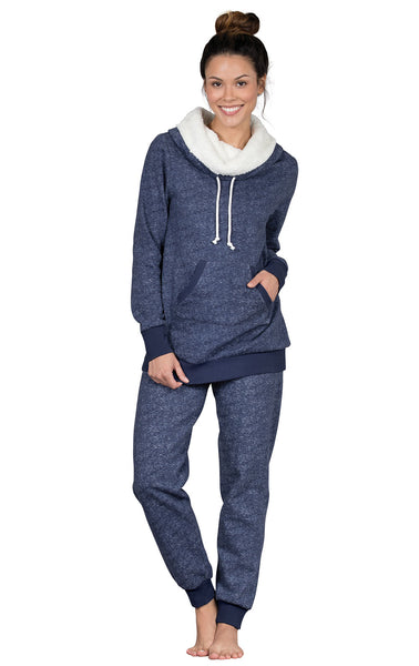 Chalet Shearling Rollneck Pajamas | Pajamagram