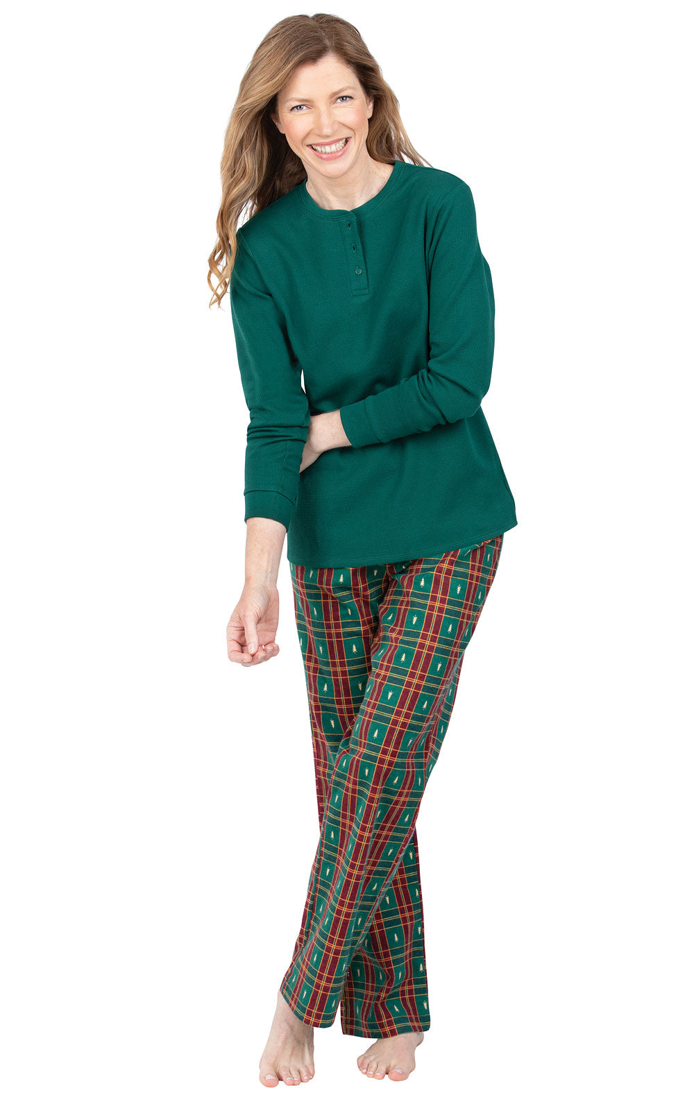 Christmas Tree Plaid Pajamas - Final Sale