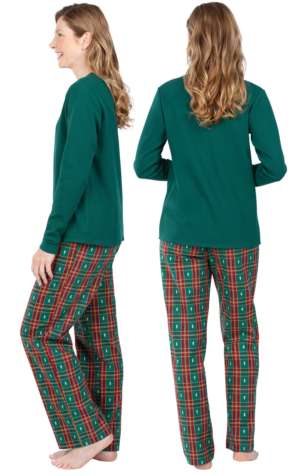 Christmas Tree Plaid Pajamas - Final Sale