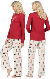 Christmas Dogs Flannel Pajamas