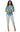 Teal Reef Pocket Tee Capri Pajamas